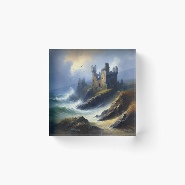 Item preview,  Old Castle ruin painting after JMW Turner designed and sold by Vintage Designs +.