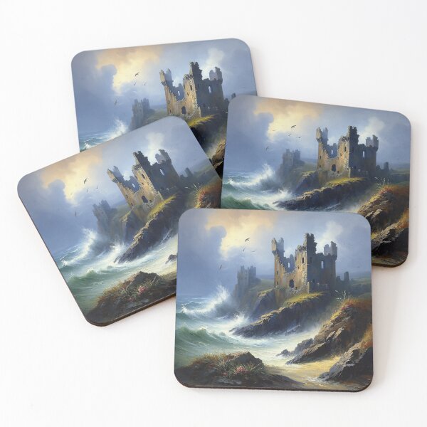 Item preview,  Old Castle ruin painting after JMW Turner designed and sold by Vintage Designs +.