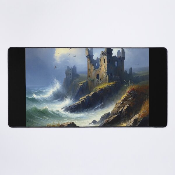 Item preview, Old Castle ruin painting after JMW Turner designed and sold by Vintage Designs +.