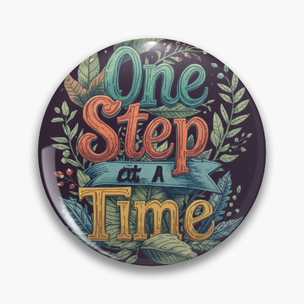 Item preview, One Step At A Time– Motivational Quote Design designed and sold by BoSherif.