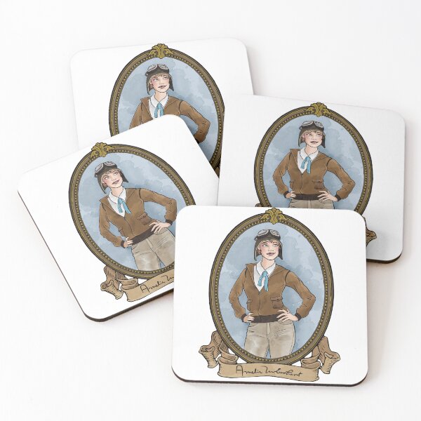 Item preview, Amelia Earhart - American Aviator designed and sold by Lauren Eldridge-Murray.