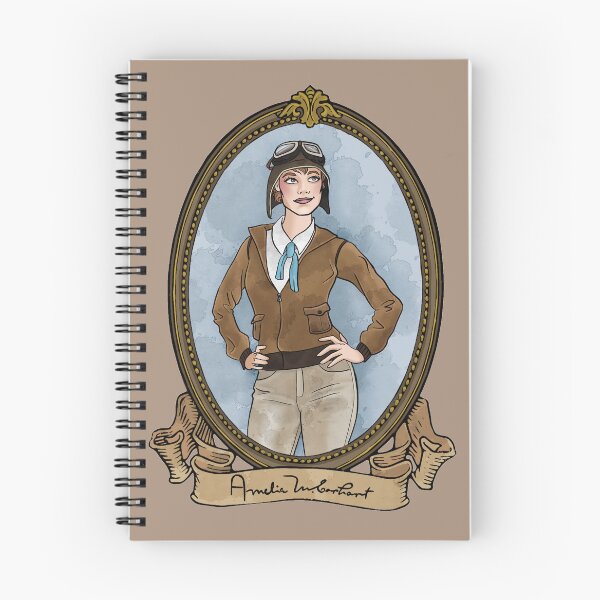Item preview, Amelia Earhart - American Aviator designed and sold by Lauren Eldridge-Murray.