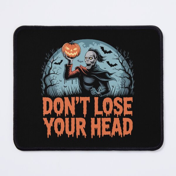 Item preview, The Headless Horror The Headless Horseman holds his glowing pumpkin head high, framed by gnarled trees, bats, and swirling fog. For the Halloween Festive Season designed and sold by Grang Art Artistic Designs.