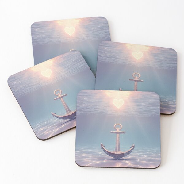 Item preview, Anchor and Light – Nature-Inspired Symbolic Art designed and sold by TheDreamAtelier.