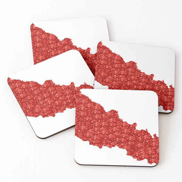 Item preview, Red Rhinestone Nepal designed and sold by TheIconSmith.