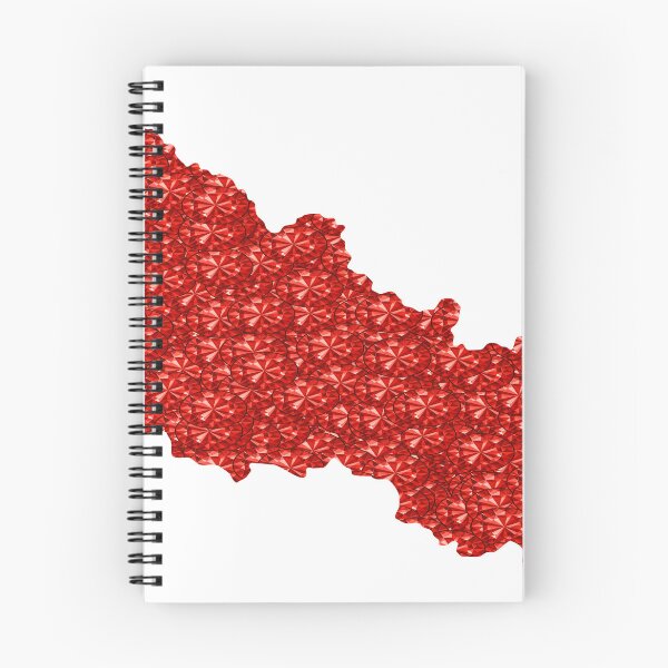Item preview, Red Rhinestone Nepal designed and sold by TheIconSmith.