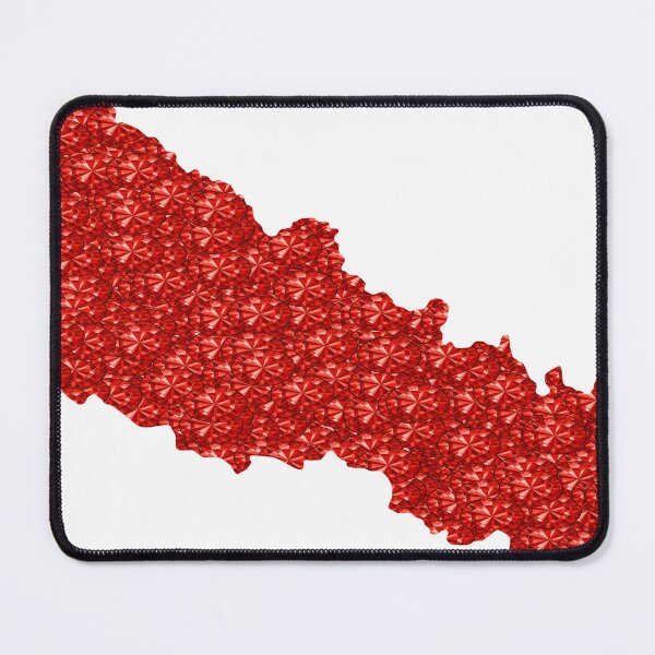 Item preview, Red Rhinestone Nepal designed and sold by TheIconSmith.