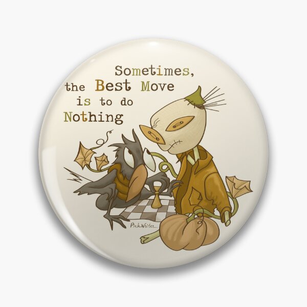Item preview, Crow’s Chess Finale with Lazy Scarecrow designed and sold by Pink Writer.