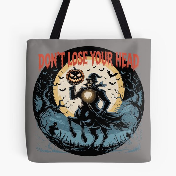Item preview, Copy of The Phantom of the Pumpkin: The Headless Horseman holds his glowing pumpkin head high. For the Halloween Festive Season designed and sold by Grang Art Artistic Designs.