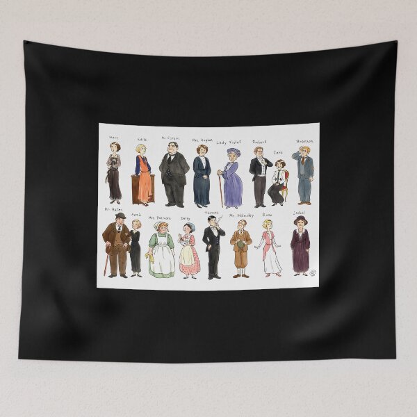Item preview, Downton A. Portraits designed and sold by BICEPIERCE.