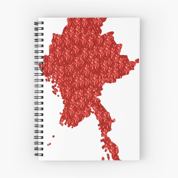 Item preview, Red Rhinestone Myanmar designed and sold by TheIconSmith.