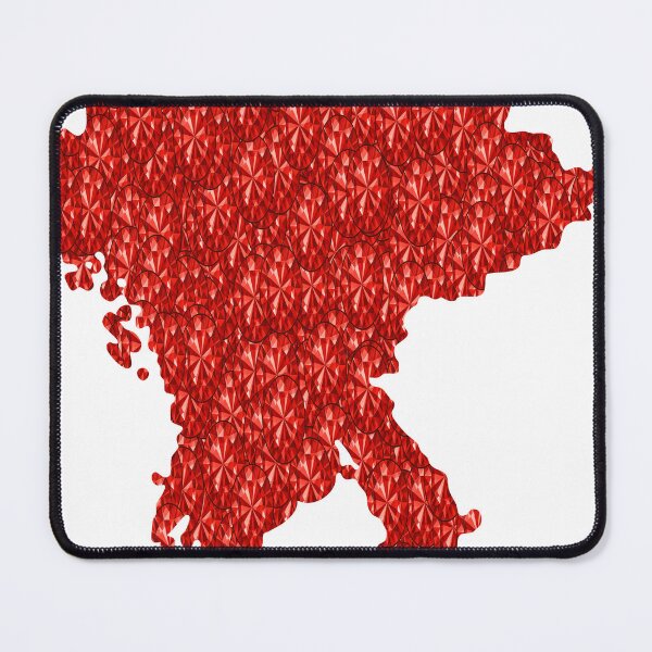 Item preview, Red Rhinestone Myanmar designed and sold by TheIconSmith.