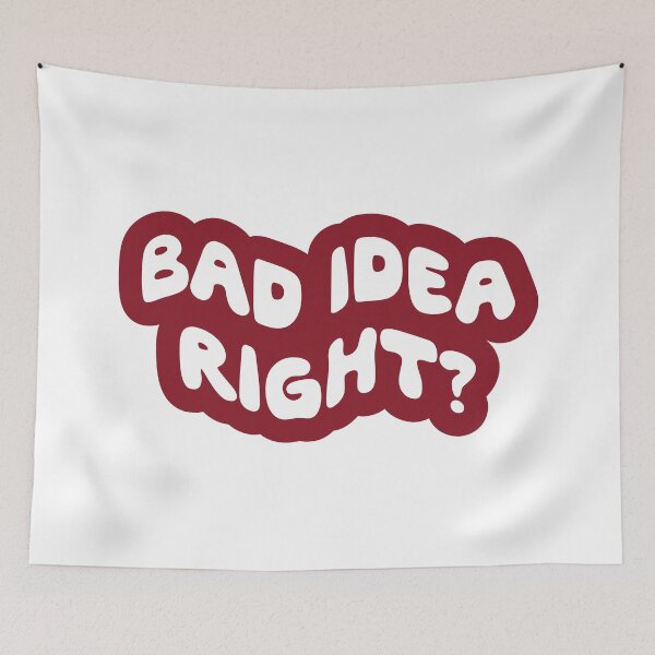 Item preview, bad idea right? designed and sold by Aesthetic Crew.