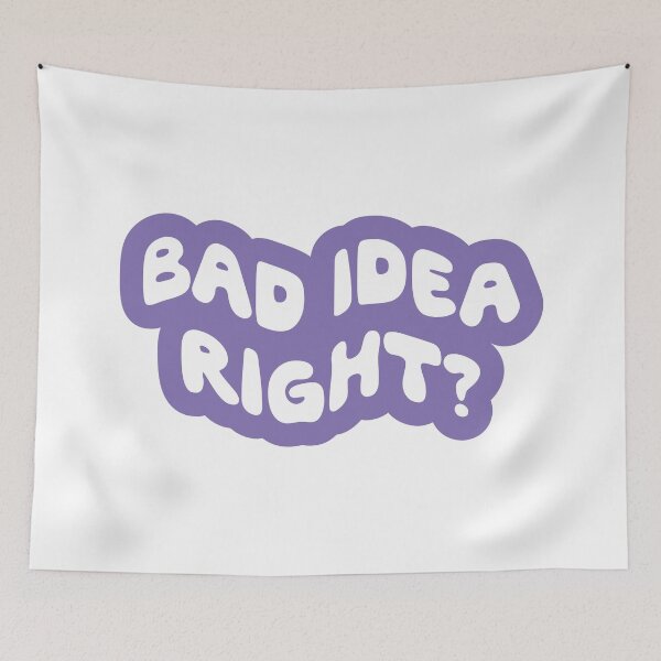 Item preview, bad idea right? designed and sold by Aesthetic Crew.