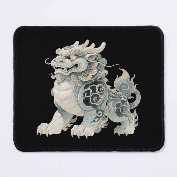 Item preview, Celestial Azure Guardian Dragon-Lion designed and sold by zzz888.
