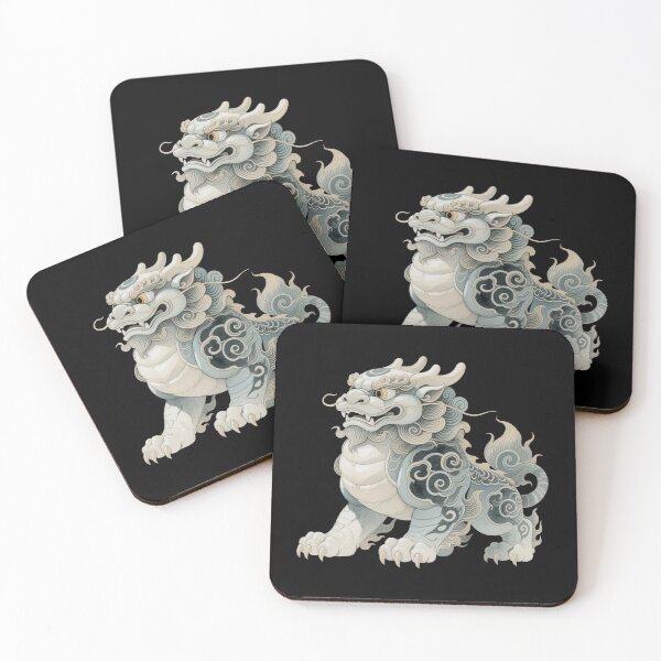 Item preview, Celestial Azure Guardian Dragon-Lion designed and sold by zzz888.