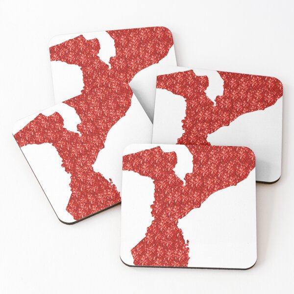 Item preview, Red Rhinestone Mozambique designed and sold by TheIconSmith.