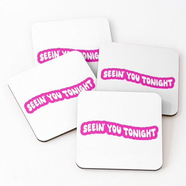 Item preview, seein' you tonight - bad idea right? (Pink) designed and sold by Aesthetic Crew.