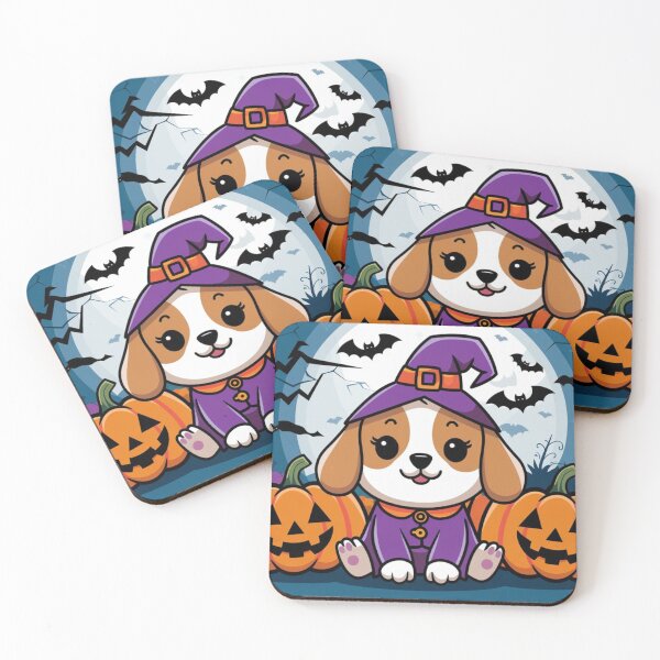 Item preview, Spooky Halloween Beagle Illustration designed and sold by NeatThingLover.