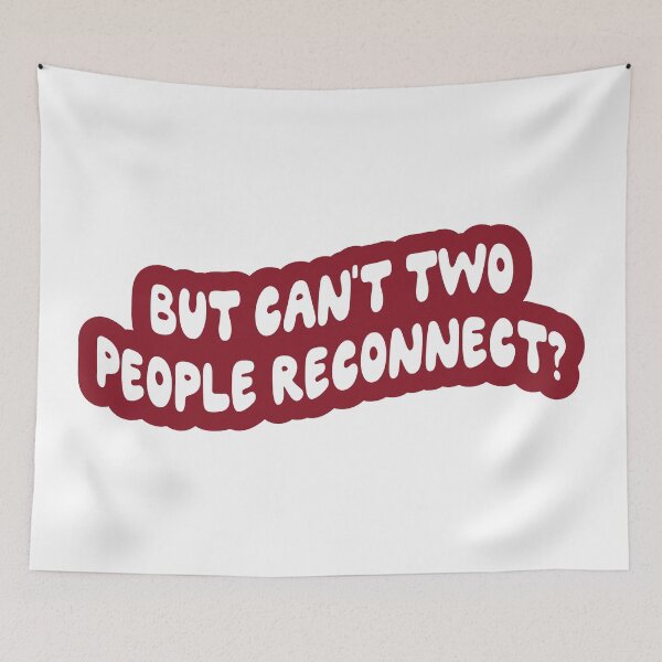 Item preview, but can't two people reconnect? - bad idea right? (Red) designed and sold by Aesthetic Crew.