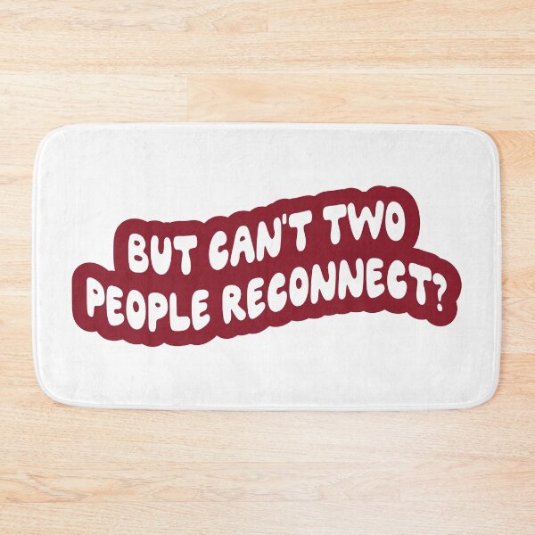Item preview, but can't two people reconnect? - bad idea right? (Red) designed and sold by Aesthetic Crew.