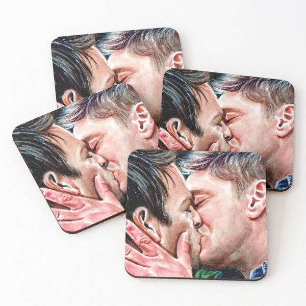 Item preview, Dean & Cas kiss: The Moments That You Missed designed and sold by sidewinder-art.