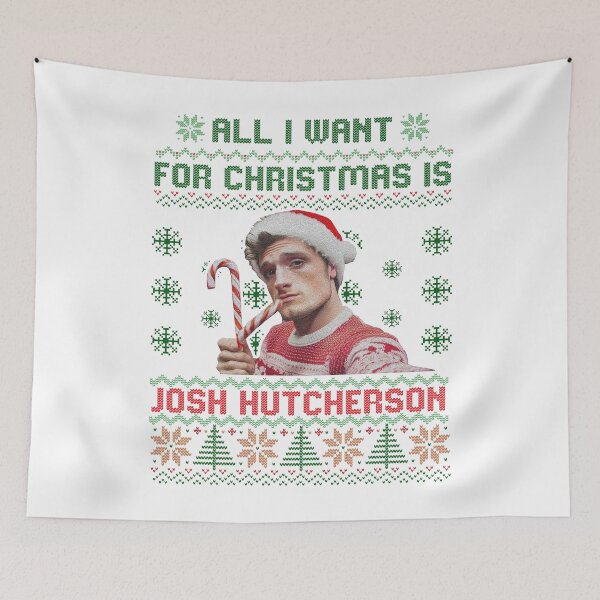 Item preview, All I Want For Christmas Josh Hutcherson  designed and sold by colornatics.