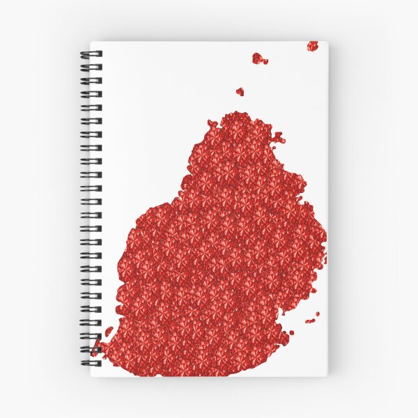 Item preview, Red Rhinestone Mauritius designed and sold by TheIconSmith.