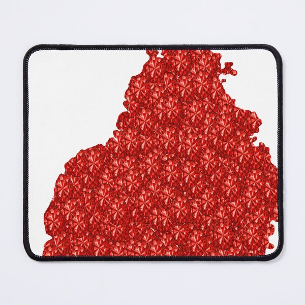 Item preview, Red Rhinestone Mauritius designed and sold by TheIconSmith.