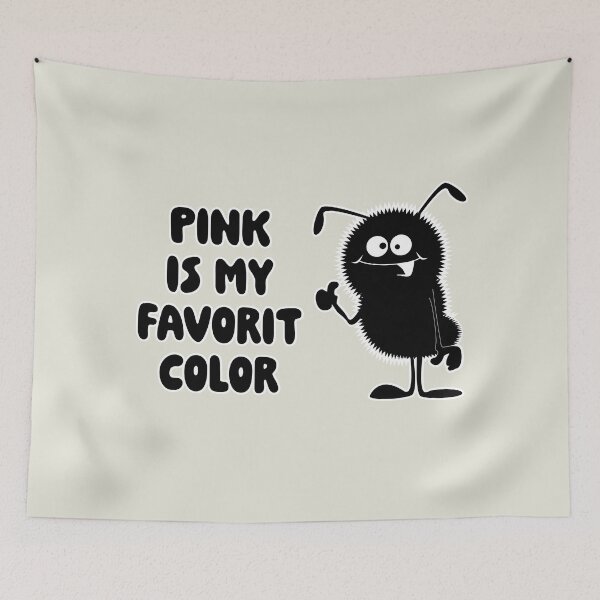 Item preview, Little Monster - Pink Is My Favorit Color designed and sold by ZandraCalif.