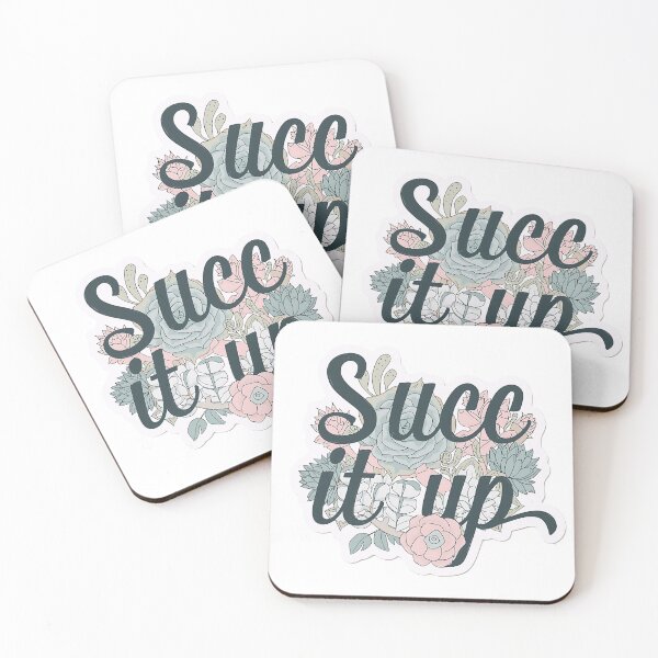 Item preview, Succ It Up – Funny Succulent Typography Sticker & Botanical Design designed and sold by BoldPrints4.