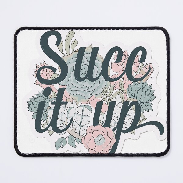 Item preview, Succ It Up – Funny Succulent Typography Sticker & Botanical Design designed and sold by BoldPrints4.