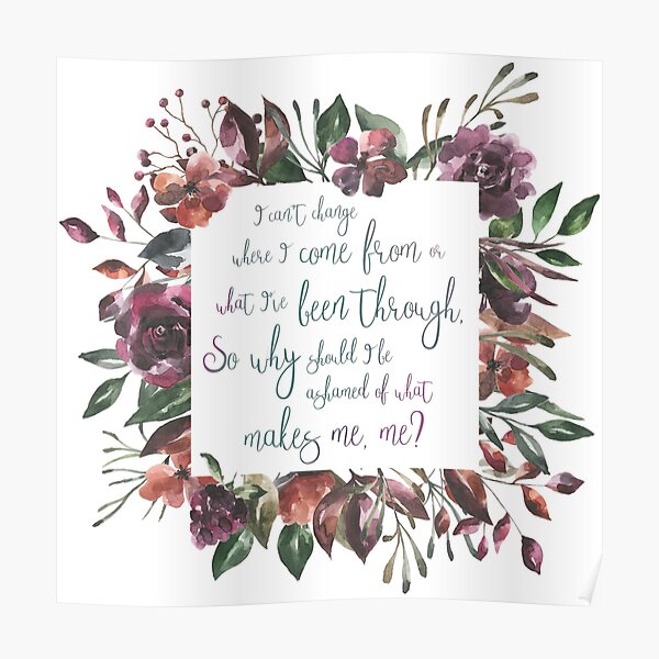 The Hate U Give Angie Thomas Quote Poster