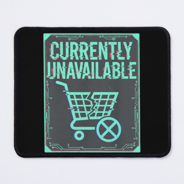 Item preview, Currently Unavailable Glitch Error Cart Logo designed and sold by Silent Watch Threads..
