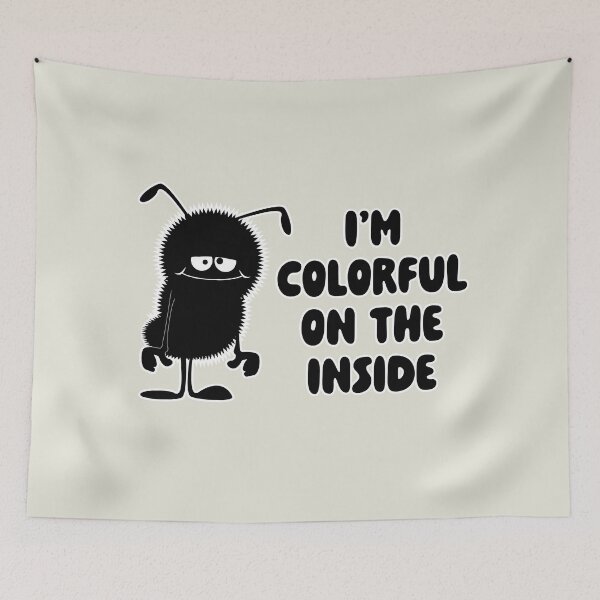 Item preview, Little Monster - I'm colorful on the inside designed and sold by ZandraCalif.