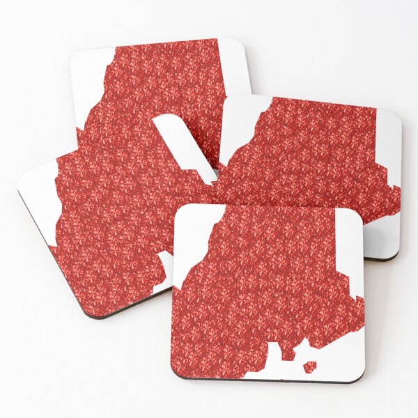 Item preview, Red Rhinestone Maine designed and sold by TheIconSmith.