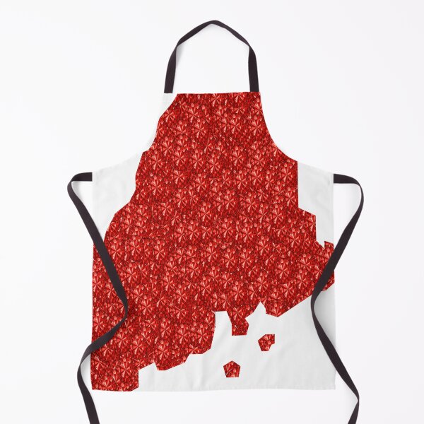 Item preview, Red Rhinestone Maine designed and sold by TheIconSmith.