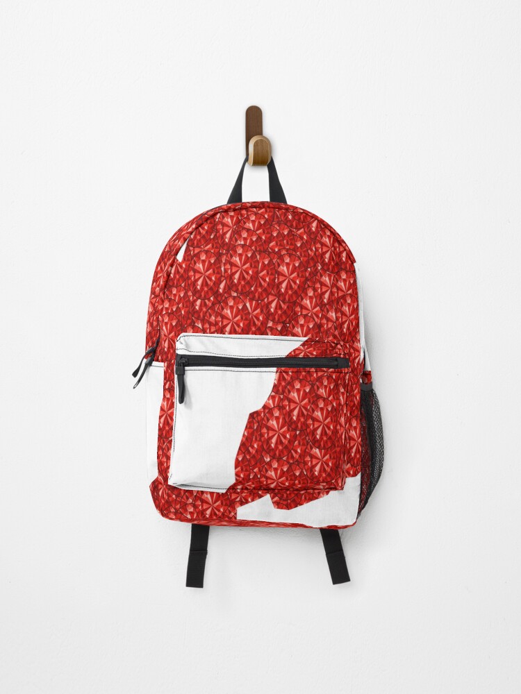 Thumbnail 1 of 3, Backpack, Red Rhinestone Maine designed and sold by TheIconSmith.