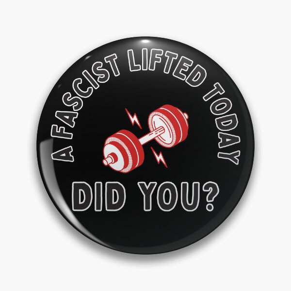 Item preview, A Fascist Lifted Today: Did You? Swoleteriat Fitness Design designed and sold by leftyshirts.