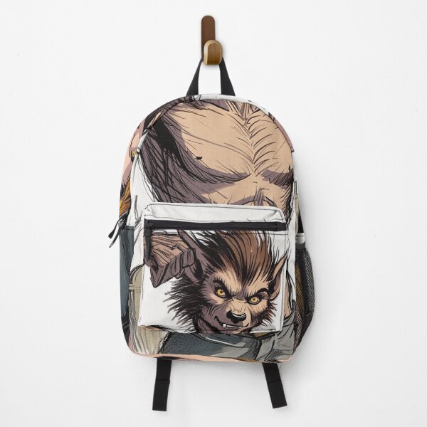Item preview, Werewolf male and female cool halloween graphic novel style illustration art designed and sold by Vintage Designs +.