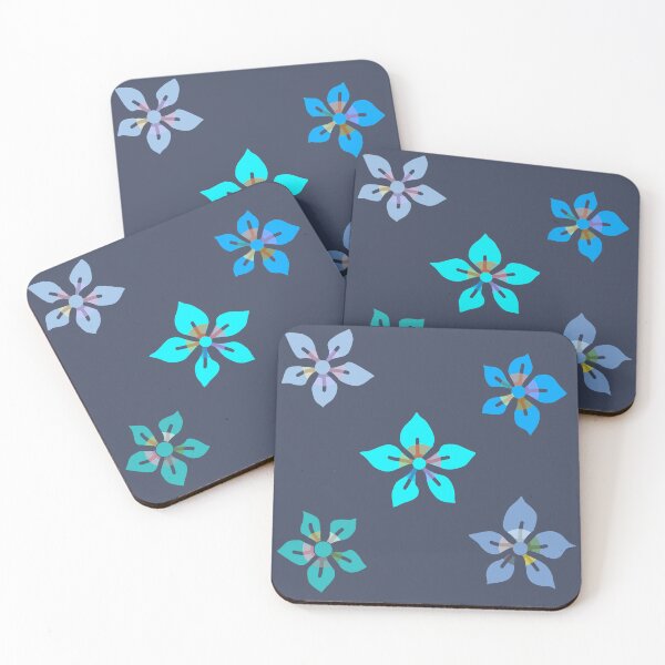 Item preview, Bellflowers on Navy Blue  designed and sold by JaygiesDesign.