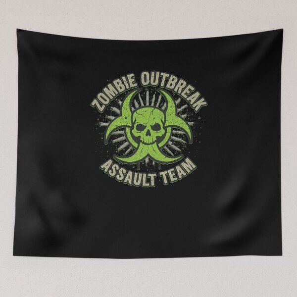 Item preview, Zombie Outbreak Assault Team Distressed designed and sold by tronictees.