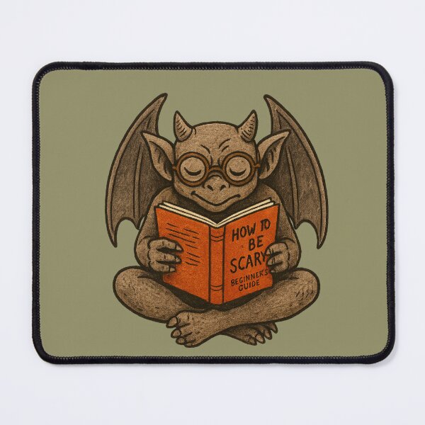 Item preview, How to be scary Gargoyle sticker  designed and sold by Taika Tori Art .