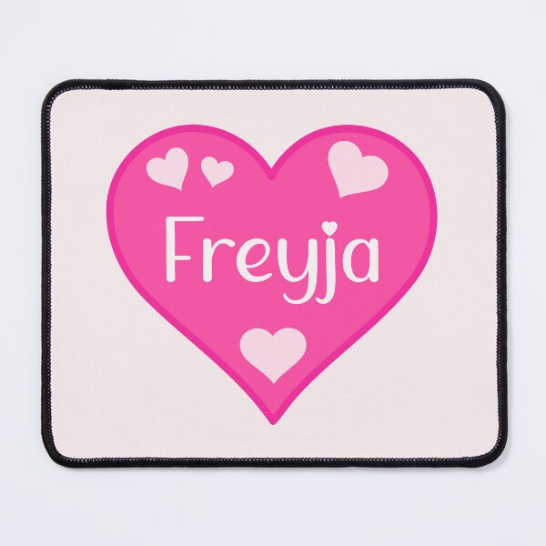 Item preview, Freyja Name Pink Heart designed and sold by Jeallan Designs.