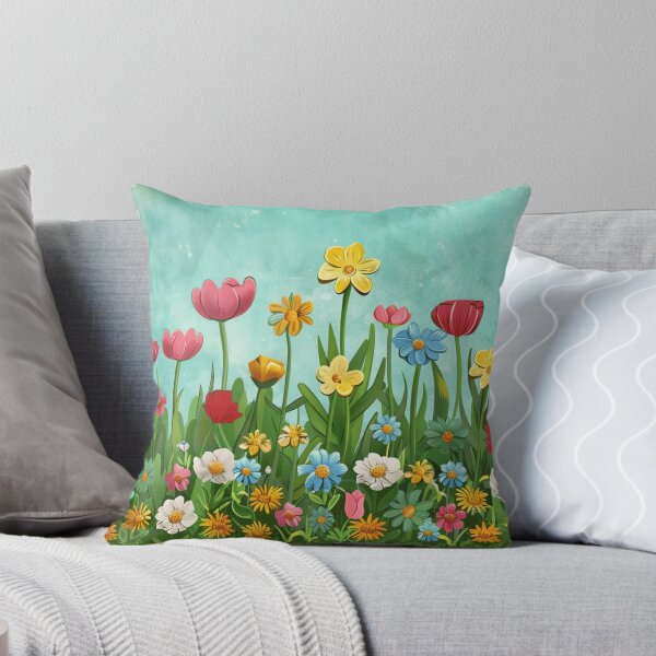 Item preview, Blue yellow flower pattern designed and sold by cocomelon168.