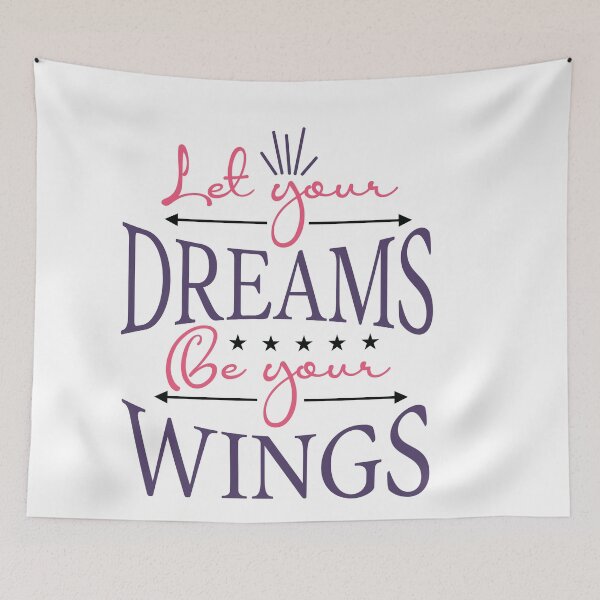 Item preview, let you dreams be you wings designed and sold by artcultreone.