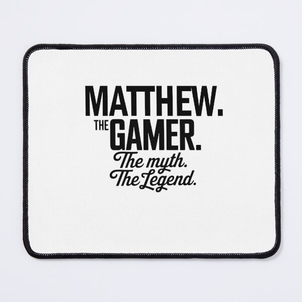 Item preview, Matthew The Gamer The Myth The Legend Matthew Name - Funny Gamer Quote design designed and sold by Oussinc.