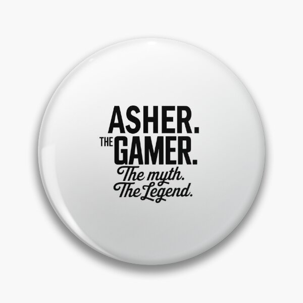 Item preview, Asher The Gamer The Myth The Legend Asher Name - Funny Gamer Quote design designed and sold by Oussinc.