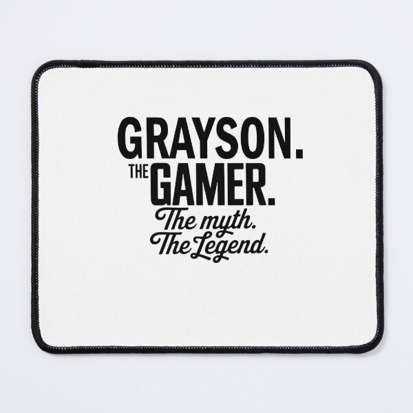 Item preview, Grayson The Gamer The Myth The Legend Grayson Name - Funny Gamer Quote design designed and sold by Oussinc.