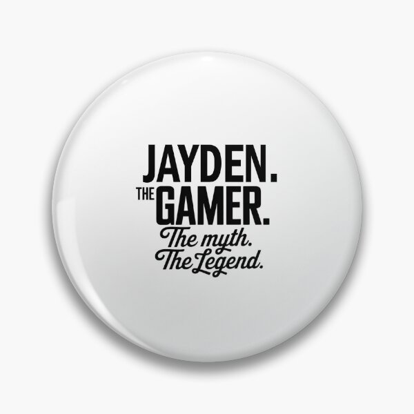 Artikelvorschau, Jayden, der Gamer, der Mythos, die Legende, Jayden-Name – lustiges Gamer-Zitat-Design entworfen und verkauft von Oussinc.